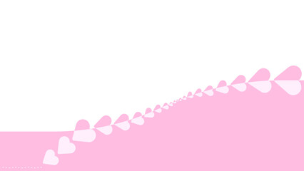 background with heart waves