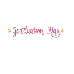 Hand Lettering Of Graduation Day