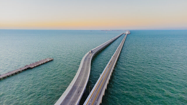 El muelle m&aacute;s largo del mundo. Progreso, Yucat&aacute;n. 