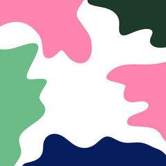 Abstract Shapes Corner Background