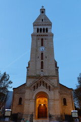 Fototapeta na wymiar Saint-Pierre-de-Montrouge is a Church built in the Ottoman era in the 14th arrondissement of Paris.