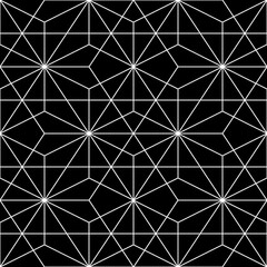 Mosaic. Rhombuses, kites, triangles, lozenges, diamonds. Grid. Ancient ethnic motif. Geometric grate wallpaper. Parquet backdrop. Digital paper. Linear textile print. Seamless vector