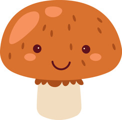 Mushroom Cartoon Character