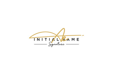 Initial AE signature logo template vector. Hand drawn Calligraphy lettering Vector illustration.