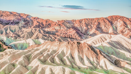Zabriskie Point is a part of Amargosa Range located east of Death Valley in Death Valley National...