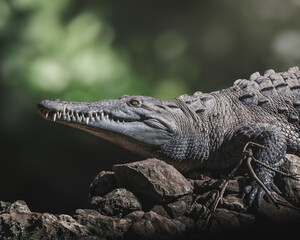 Crocodile at Sumidero Canyon - Chiapas, Mexico
