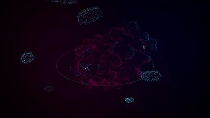 Examining the sexually transmitted disease bacteria under a microscope. Identifying the sexually transmitted syphilis disease infecting the patient. Studying structure of sexually transmitted disease.