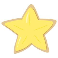 Christmas star cookie