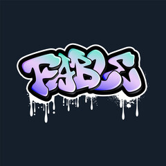 graffiti lettering typography art illustration