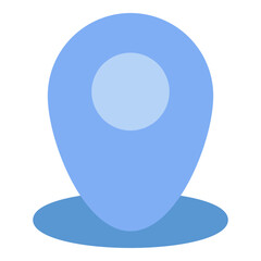 location icon flat style