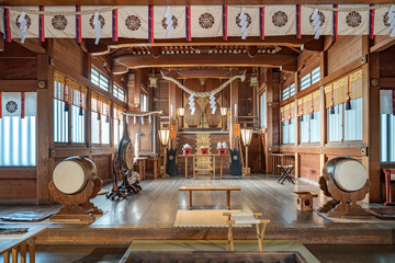 Kanazawa Shinto shrine in Japan.
Beautiful shrine to pray for all the sacred deities.
