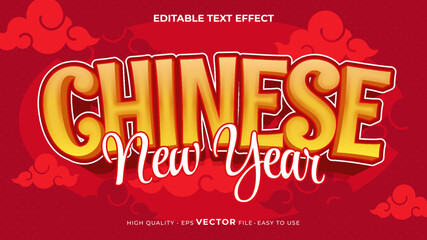 Fototapeta na wymiar Editable Text Effect - Chinese New Year, Year of Dragon