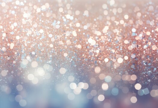 Abstract pastel bokeh lights with a dreamy, soft-focus effect