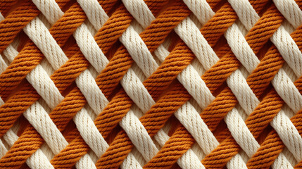 seamless pattern of woven string