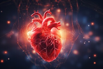 3d illustration of human body heart anatomy - Powered by Adobe