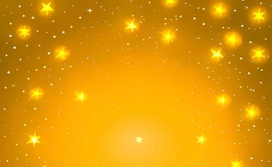 Festive holiday golden background. Festive holiday background for Christmas and New Year greeting cards with copy space. AI-generated vertical digital illustration.