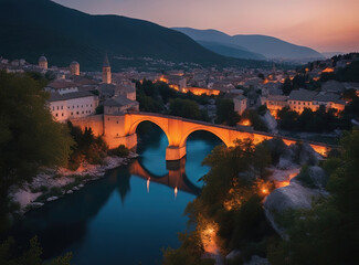 Bosnia and Herzegovina Bridge- Ottoman bridge 