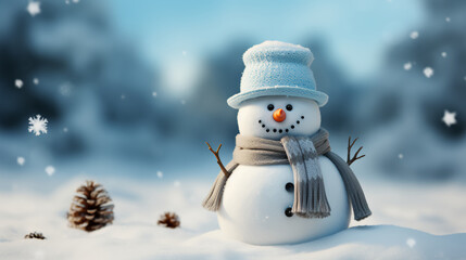 Obraz premium Snowman