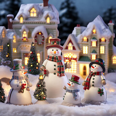 Obraz premium Snowman