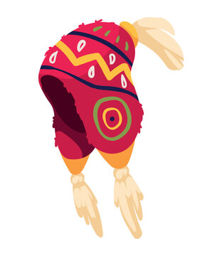 peru culture knitted chullo