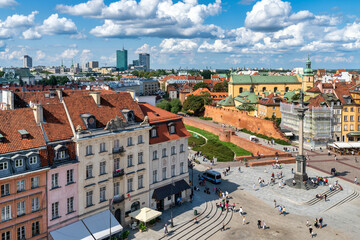 Naklejka na ściany i meble Warsaw Old Town