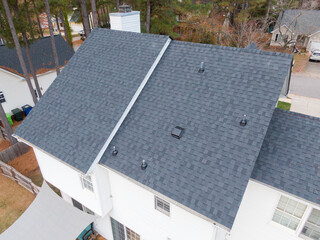 Residential Roofing Stock Photos - Drone