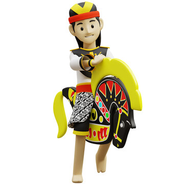 3D Tari Kuda Lumping Javanese Traditional Dance