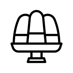 jelly line icon illustration vector graphic. Simple element illustration vector graphic, suitable for app, websites, and presentations isolated on white background