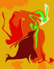 silhouette of a dancing child