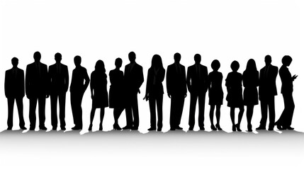 Business People Silhouettes
