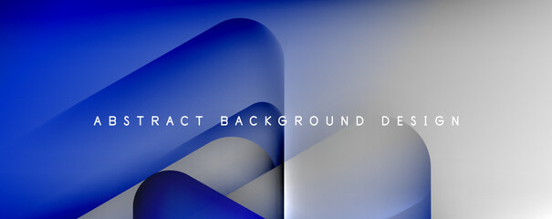 Shadow and Light Triangle Background. Dynamic Geometric Template. Glass Transparent Triangles