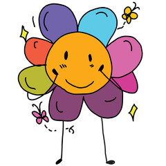 flowers of various colors