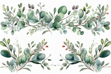 olive branch background - Powered by Adobe