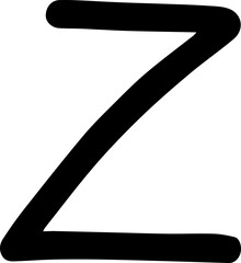 alphabet lowercase z