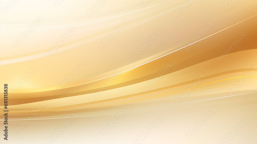 Poster abstract gold background and square and dynamic waves modern background.