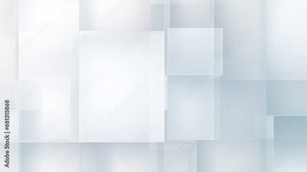 Poster abstract blue background with square shapes. abstract white square shape with futuristic concept. ge