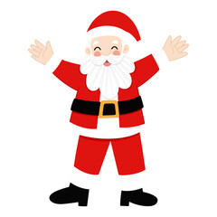 Christmas Day Santa Claus Flat Design Vector