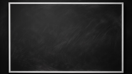 background blank black school chalkboard background with empty copy space