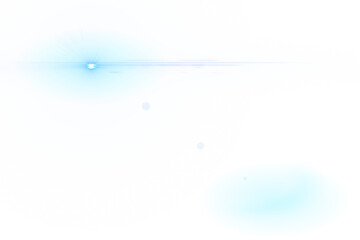 Naklejka na ściany i meble Digital png illustration of blue light on transparent background