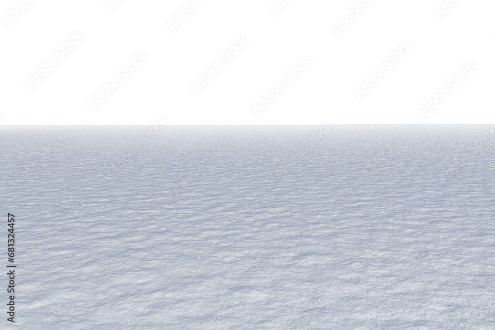 Canvas Prints digital png illustration of snow floor with copy space on transparent background