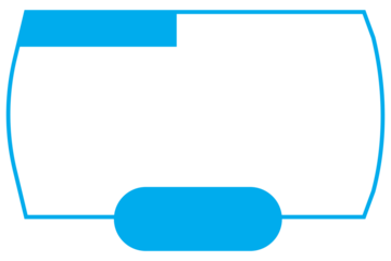 Digital png illustration of digital interface with copy space on transparent background