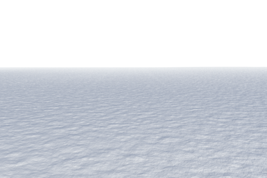 Digital png illustration of snow floor with copy space on transparent background - Powered by Adobe
