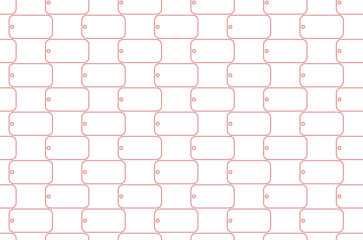 Digital png illustration of rows of red tags on transparent background