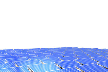 Digital png illustration of blue solar panels on transparent background