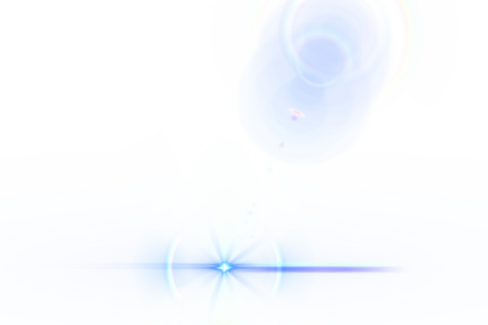 Digital png illustration of blue abstract light on transparent background - Powered by Adobe