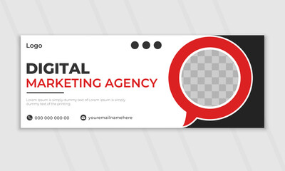 Creative corporate business marketing social media Facebook cover banner design marketing promotion timeline cover post template.