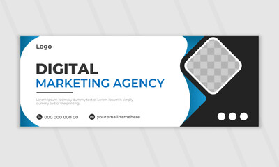 Creative corporate business marketing social media Facebook cover banner design marketing promotion timeline cover post template.
