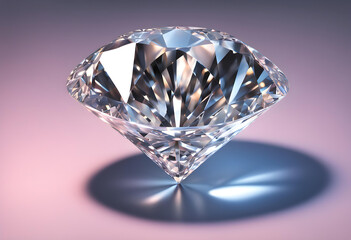 Round cut diamonds sparkle in the light