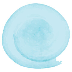 Digital png illustration of aquamarine abstract shape on transparent background