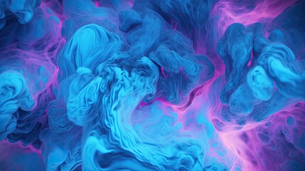 Fototapeta premium blue neon liquid background,blue pink Waves Abstract background, textured, blue marbles, Ink Liquid Modern Abstract Backdrop.